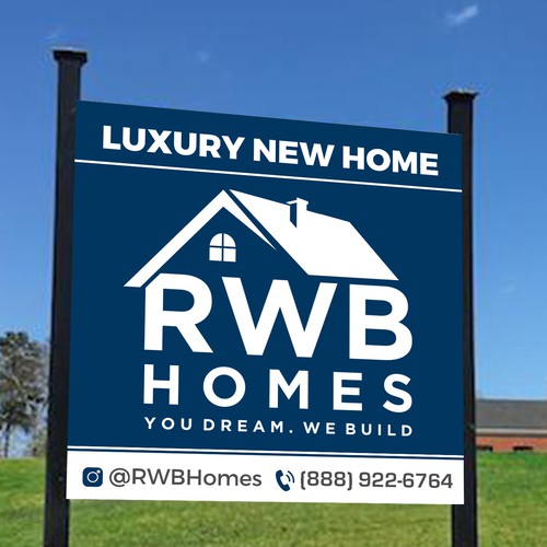 Signage for Luxury Home Builder Design by radhekrishna