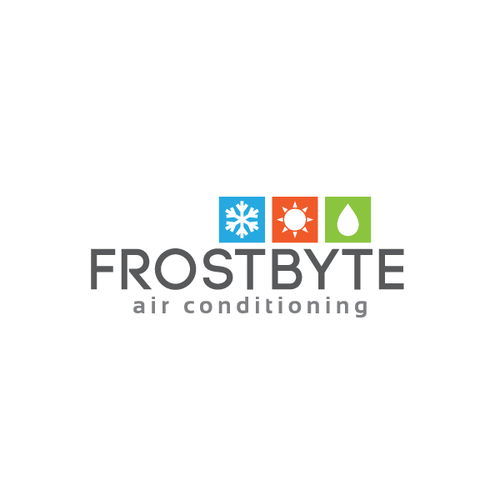 logo for Frostbyte air conditioning Design by Alentejano