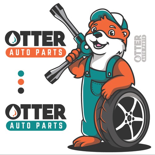 Attention Grabbing Mascot Logo For Auto Parts Ecom Store Design by 3AM3I