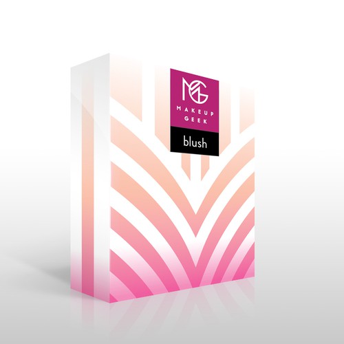 Makeup Geek Blush Box w/ Art Deco Influences Ontwerp door HollyMcA