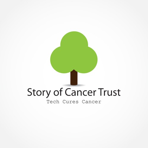 logo for Story of Cancer Trust Diseño de J3P