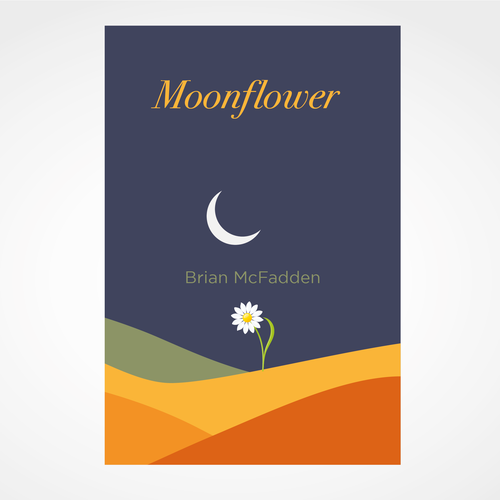 Moonflower - Poetry chapbook cover Design by STARKCOM