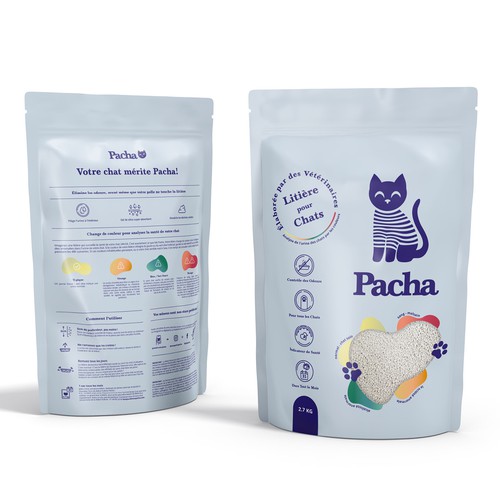 Cat Litter startup Minimalistic packaging - Contest Design by Inmyde