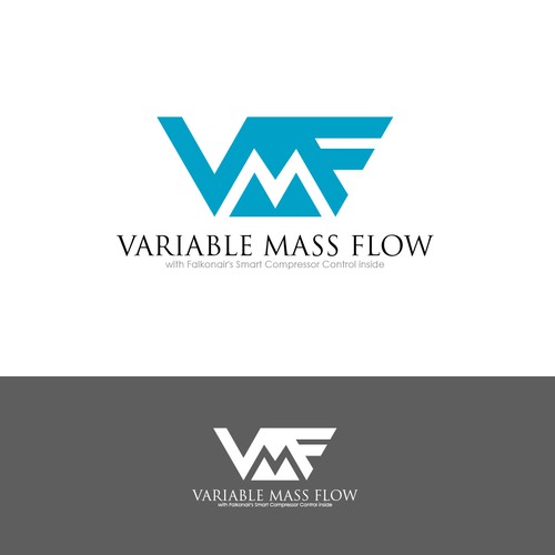 Falkonair Variable Mass Flow product logo design Design by RAM STUDIO