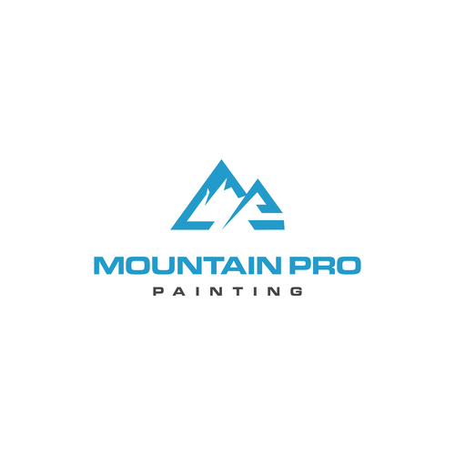 High-end, tech-focused Colorado painting company brand package Design by MD Design99