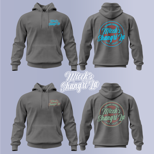 Retro hoodie illustration design for family owned bar Design by Ardi90