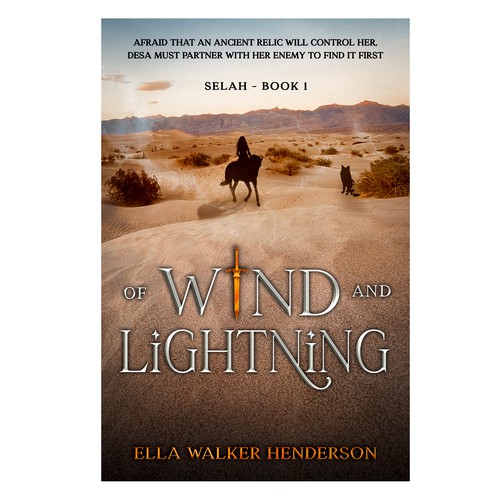 Fantasy book cover design Design by Anastasia Brenych