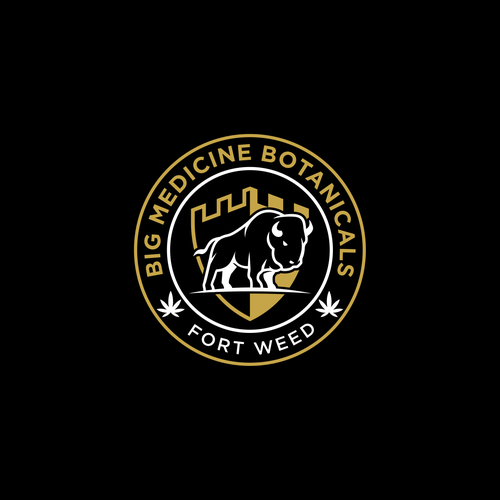 big medicine botanicals/ fort weed cannabis company logo Design by Susmetoff