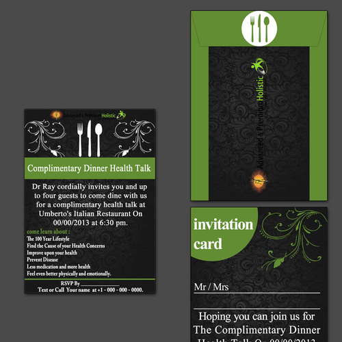 Advanced Holistic Healthcare needs a new card or invitation Design von MK-designer