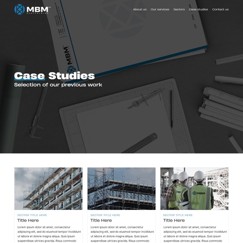 Smart, Clean, Professional - Scaffold Company Website Design by Slaviana