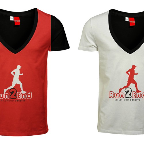 Run 2 End : Childhood Obesity needs a new logo デザイン by redeyeproduction