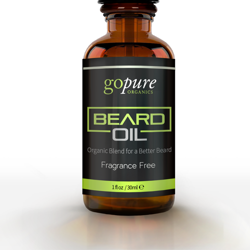 Create a High End Label for an All Natural Beard Oil! Réalisé par a x i o m a ™