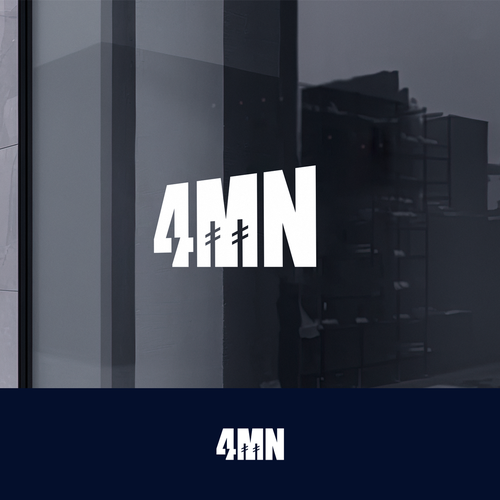 A catching simple logo to be remembered. No linesmen stuff just a simple catching 4MN Design by Eduardo, D2 Design