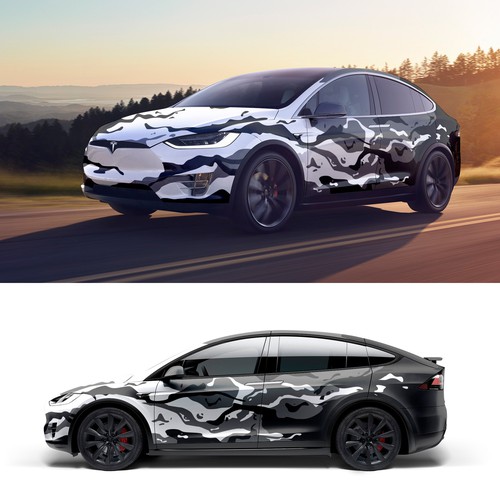 Design di Tesla Model X di Stas Aer