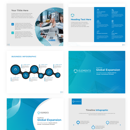 Elements rebrand PPT Design by leo fablo