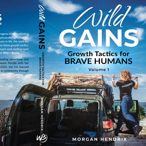 Wild + Brave Book Cover Design by iMAGIngarCh+