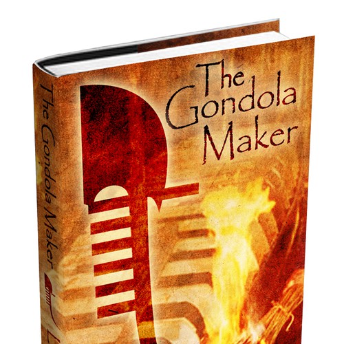 Book cover for The Gondola Maker: A novel set in 16th-century Venice Design by Pq.1