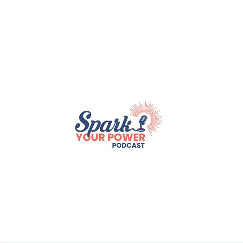 BAY ICE 88さんのDesign my podcast logo - Spark Your Power!デザイン