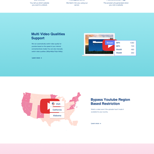  page design for proxy site ( FilterBypass.me )  page design contest