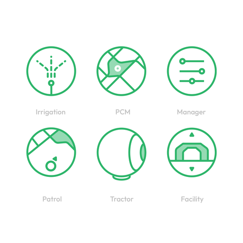icons for software products Design by Max Ch