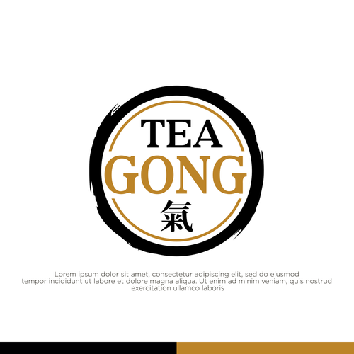 Tea Gong Logo Design by sriredjeki