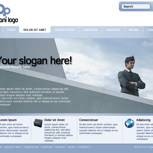 1-3 Page Website Template Design von Neolist