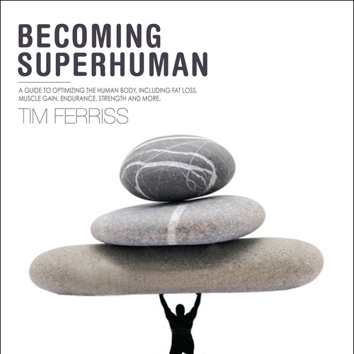 "Becoming Superhuman" Book Cover Design von sofiesticated