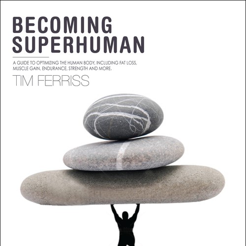 "Becoming Superhuman" Book Cover Design by sofiesticated