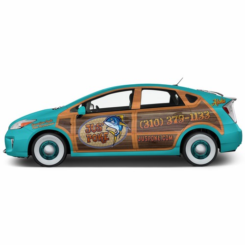 Hawaiian restaurant car wrap! Car, truck or van wrap contest