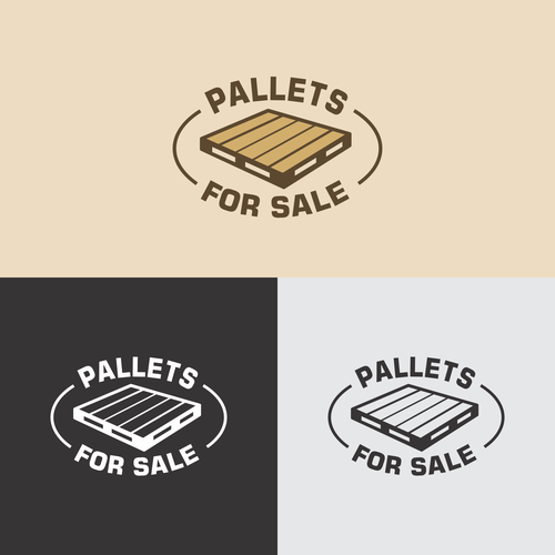 "PALLETS FOR SALE" needs a LOGO! Design by InfaSignia™