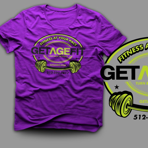 Create Bold, Dynamic Design for Get Age Fit Concierge Studio Apparel Design von -Xerox-