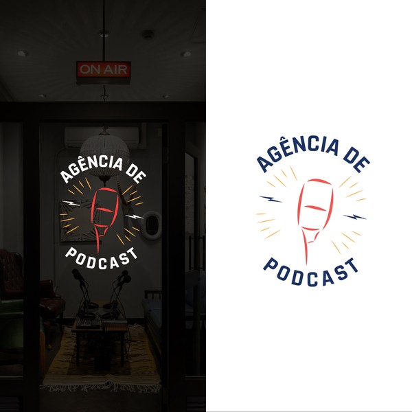 Logo for a podcast