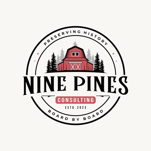 Got wood?  Reclaimed wood logo design contest. Design by Vic People Studio