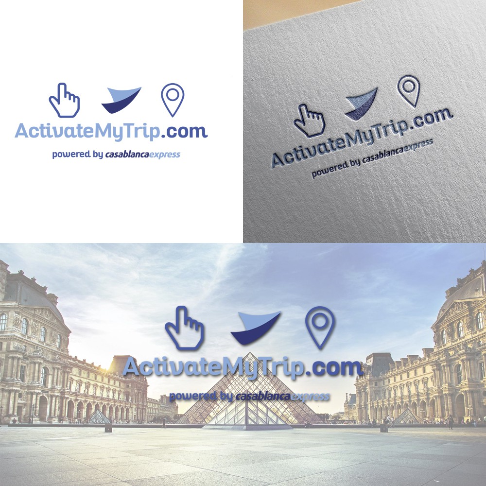 Location logo with the title 'Activate my trip'