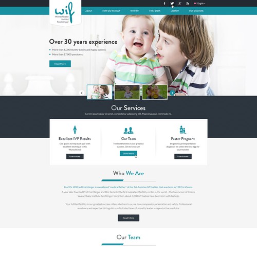 Web page design contest entry by Smashing Boys