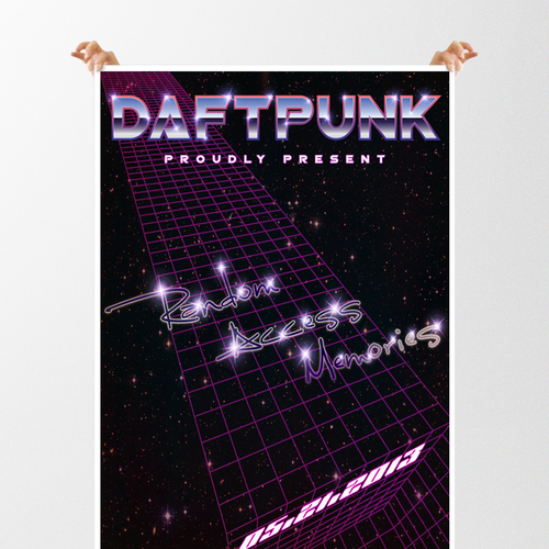 99designs community contest: create a Daft Punk concert poster Design by rzkyarbie