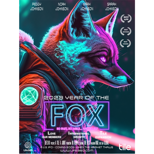 Design di Life360 2023 Year of the Fox Poster di Asiel ..