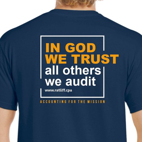 We need a t-shirt for a modern, accounting firm who Audits Non-Profits Design by anthronx