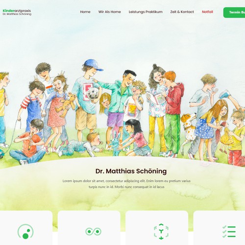 Web page design contest entry by Abu designs