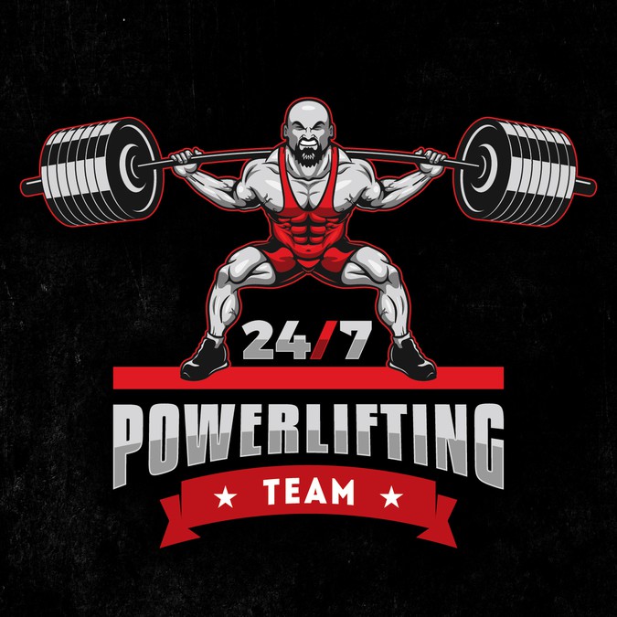 Best Powerlifting team on the coast Logo design contest
