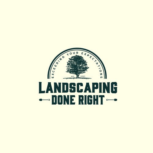 Searching for Clean, Indelible Logo for Landscaping Company Design by Arwen14