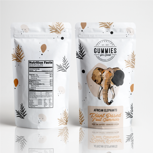 PACKAGE DESIGN: Plant Based Gummies for a Good Cause Design by Dwi_prawinsi