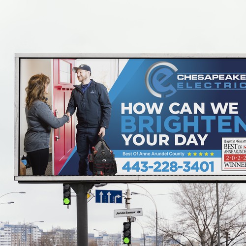 Chesapeake Electric Billboard Design by Richmore ♛