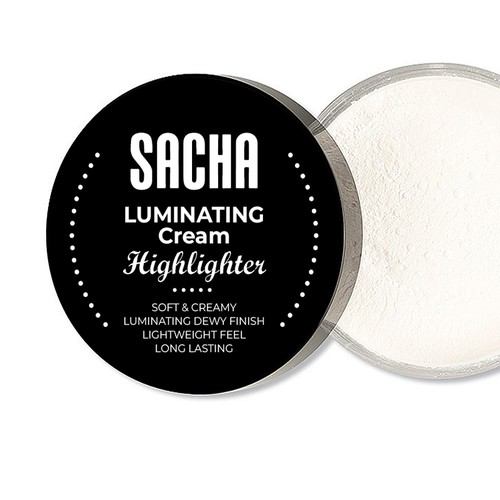 Sacha Luminating Cream Highlighter Design by Studio C7