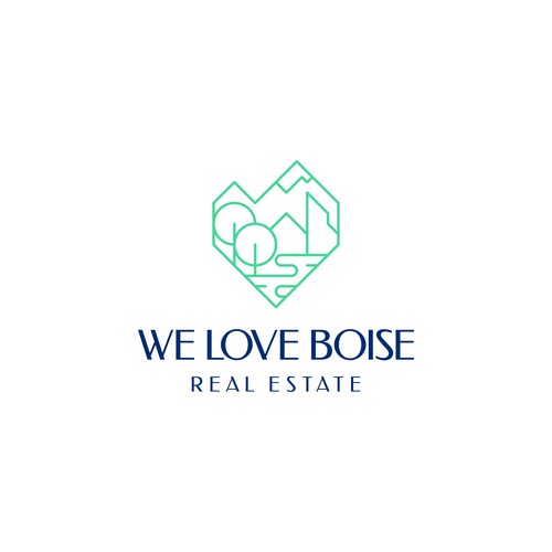 Logo creation capturing quality of life and moving to Boise, ID w/outdoors and downtown components Design by Ounove