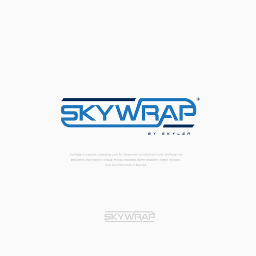 SkyWrap Logo Design by SimonMar