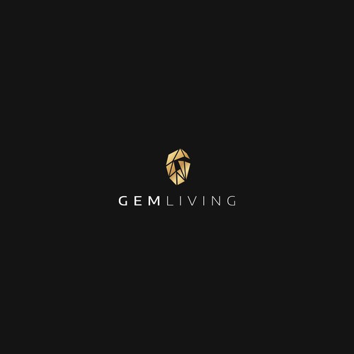 Geometrical, minimalist, modern brand design for Gem Living Design by Jose MNN