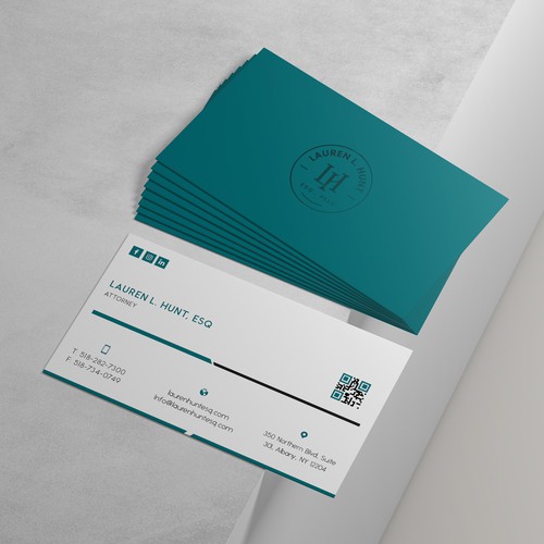 Design business cards and letterhead for a modern law firm Design by Saman Osama