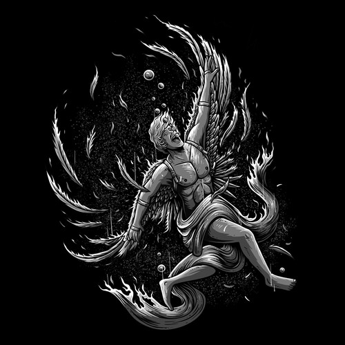 Icarus drowned Design by thegarapan