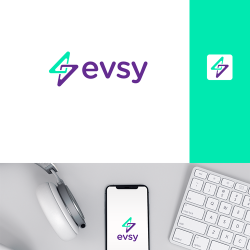 EVSY la app que destronará a WAZE a través de la electromovilidad. Design by freelancer242